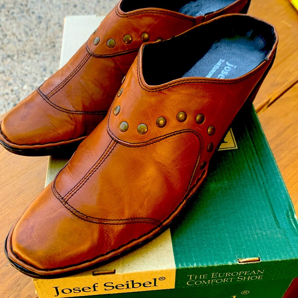Preloved Josef Seibel The European Comfort Shoes Size 40 Bozen Brandy.